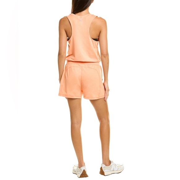 Sweaty Betty Gary Sleeveless Romper - Size L - Tangerine Orange - NWT - Picture 2 of 8